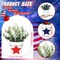 Set 4th of July Small Fake Plants Memorial Day Mini Artificial Potted Plants